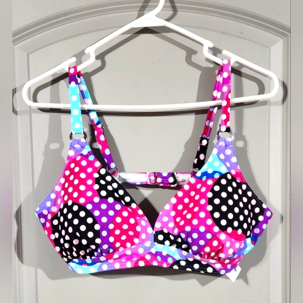 🛍 4/$20 🛍 Wave Zone Bikini Top Only Size 16